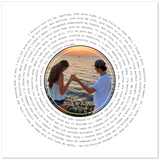 Vinyl -- Nick and Alyssa 10.31.19 -- Square 12x12 -- Gelato