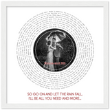 Vinyl -- Emma and Bill -- White framed 12x12 -- Gelato