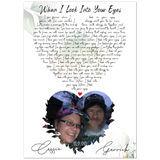 Lyrics -- Garrick and Cassie 11/9/90 -- 5x7 -- Gelato