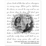 Lyrics -- Tom and Madeline October 23, 1971 -- 8x10 -- Gelato