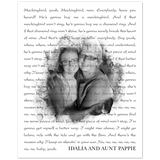 Lyrics Song -- Poster/ 8''x10'' --  Idalia and Aunt Pappie