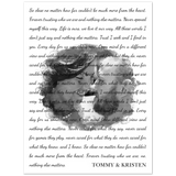 Lyrics -- Tommy & Kristen -- 12x16 -- Gelato