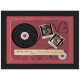 Cassettes-Tape Prints -- Black Framed 6”x8” -- Dre & Thea