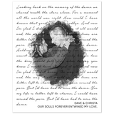 Lyrics Song -- Poster/ 8''x10'' -- Dave & Christa