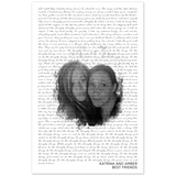 Lyrics Song -- Poster/ 11''x17'' -- Katrina and Amber - gelato