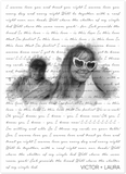 Is this love --  Victor +Laura -- 5''x 7'' -- gelato