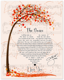 Music Lyrics Song --  Unframed 8''x 10'' -- The Dance (Garth Brooks)