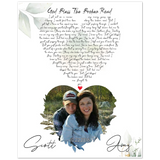 Music Lyrics Song -- Poster/ 8''x 10'' -- Scott & Amy
