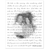Lyrics -- Mom & Dad -- 8x10 -- Gelato