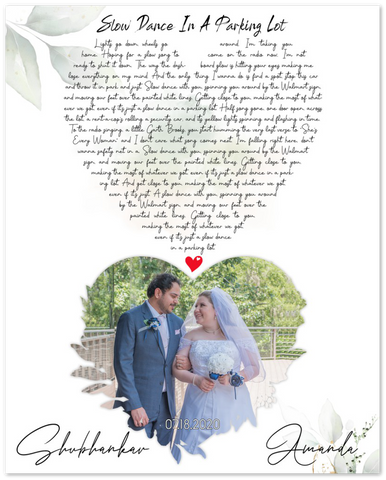 Poster -- Shubhankar & Amanda 07.18.2020 -- Poster 8x10 -- Gelato