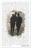 Lyrics --  Richard & Joni  -- 11x17 -- gelato
