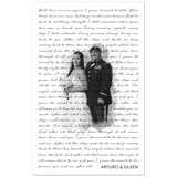 Lyrics -- Arturo & Eileen -- 11x17 -- Gelato