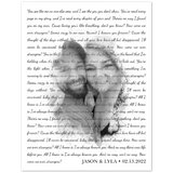 Gelato Matte Poster 11x14 - Strangers Jason & Lyla - 02/13/2022