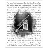 Lyrics Song -- Poster/ 16''x20'' -- Dad 2