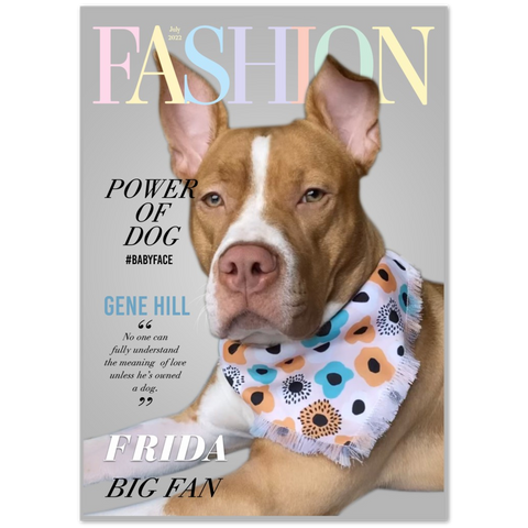Frida Style 5 - Dog Magazine Poster - Gelato 20x28