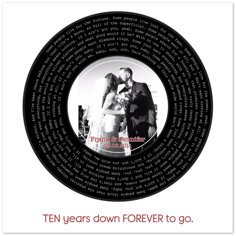 Vinyl -- Frank & Jennifer -- Poster 12x12 -- Gelato