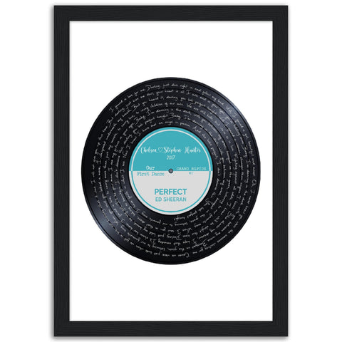 Gelato Premium Matte Paper Framed Poster 8x12 - Vi.nyl Sweet Records - Chelsea & Stephen Hunter, 2017