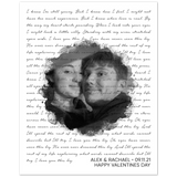Lyrics -- Alex & Rachael 09/11/21 -- 8x10 -- Gelato