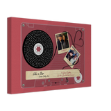 Cassette -- Brad & Gina 03.17.2007 Chestnut -- Canvas 12x18 -- Gelato