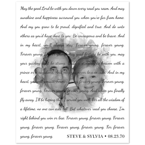 Gelato Poster 8x10 - Steve & Sylvia - Forever Young 70
