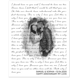 Lyrics Song -- Poster/ 8''x10'' --  Samuel & Sophia