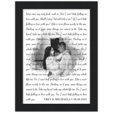 Gelato Frame 6x8 - Trey & Michaela - Help Falling In Love