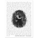 Lyrics -- Hunter and Lexy 10.25.2021 -- 30x40 -- Gelato