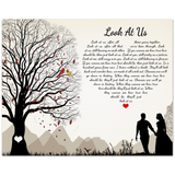Music Lyrics Song -- Poster/ 8''x10'' -- Look At Us (Vince Gill)