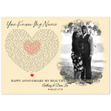 Lyrics -- Anthony & Dana lee -- Poster 20x28 -- Gelato