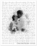 Lyrics -- Chad and Kelsea 7/11/20 -- Poster/ 8''x10'' -- gelato
