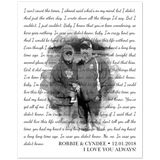 Lyrics -- Robbie and Cyndee 12-01-2018 -- 8x10 -- Gelato