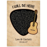Lyrics -- Lee & Carlett 03.22.97 -- 5x7 -- Gelato