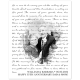 Lyrics -- William & Barbara 06.06.2022 -- 8''x10'' -- gelato