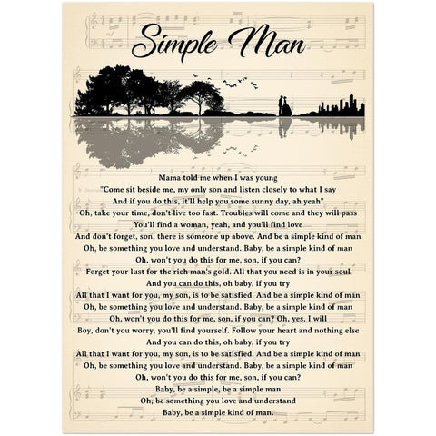 Gelato Matte 5x7 Poster - Simple Man - Design 2