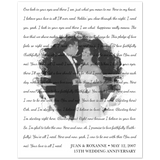 Lyrics -- Juan & Roxanne May 12, 2007 -- 8x10 -- Gelato