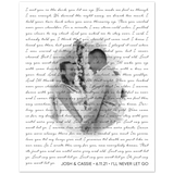 Lyrics -- Josh & Cassie 6.11.21 -- 8x10 -- gelato