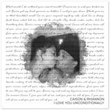 Lyrics -- Caison & Rhiannon -- Poster 20x20 -- Gelato