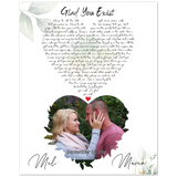 Lyrics Song -- Poster/ 8''x 10'' -- Mel & Marco