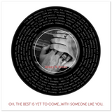 Song Record -- Unframed 20''x 20'' -- Mikey & Brent