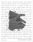 Music Lyrics Song --  Unframed 16''x20'' -- Scottie & Ashley