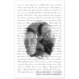 Music Lyrics Song -- Poster/ 11''x17'' -- bella and walt - gelato