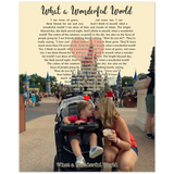 Lyrics -- What a Wonderful World -- Poster 8x10 -- gelato