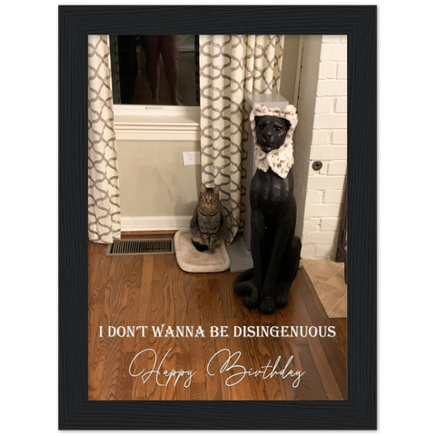 Gelato Framed 6x8 - Happy Birthday - Be Disingenuous