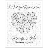 Lyrics -- Brandyn & Mia  September 15,2020 -- 8x10 -- Gelato