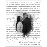 Lyrics Song -- Poster/ 8''x10'' -- Mr. and Mrs. Solis