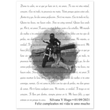 Lyrics -- Silvana Y Hugo 01/09/2021 -- 5x7 -- Gelato