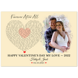 Lyrics Song -- Poster/ 5''x 7'' -- Haley & Jacob