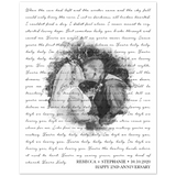 Lyrics Song -- Poster/ 8''x10'' -- REBECCA + STEPHANIE 10.10.2020
