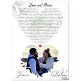 Lyrics -- Jamie & Hailee 11.13.21 -- 20x28 -- Gelato