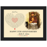 Gelato Framed 8x6 - Joddie & Joshua - 09.05.2017